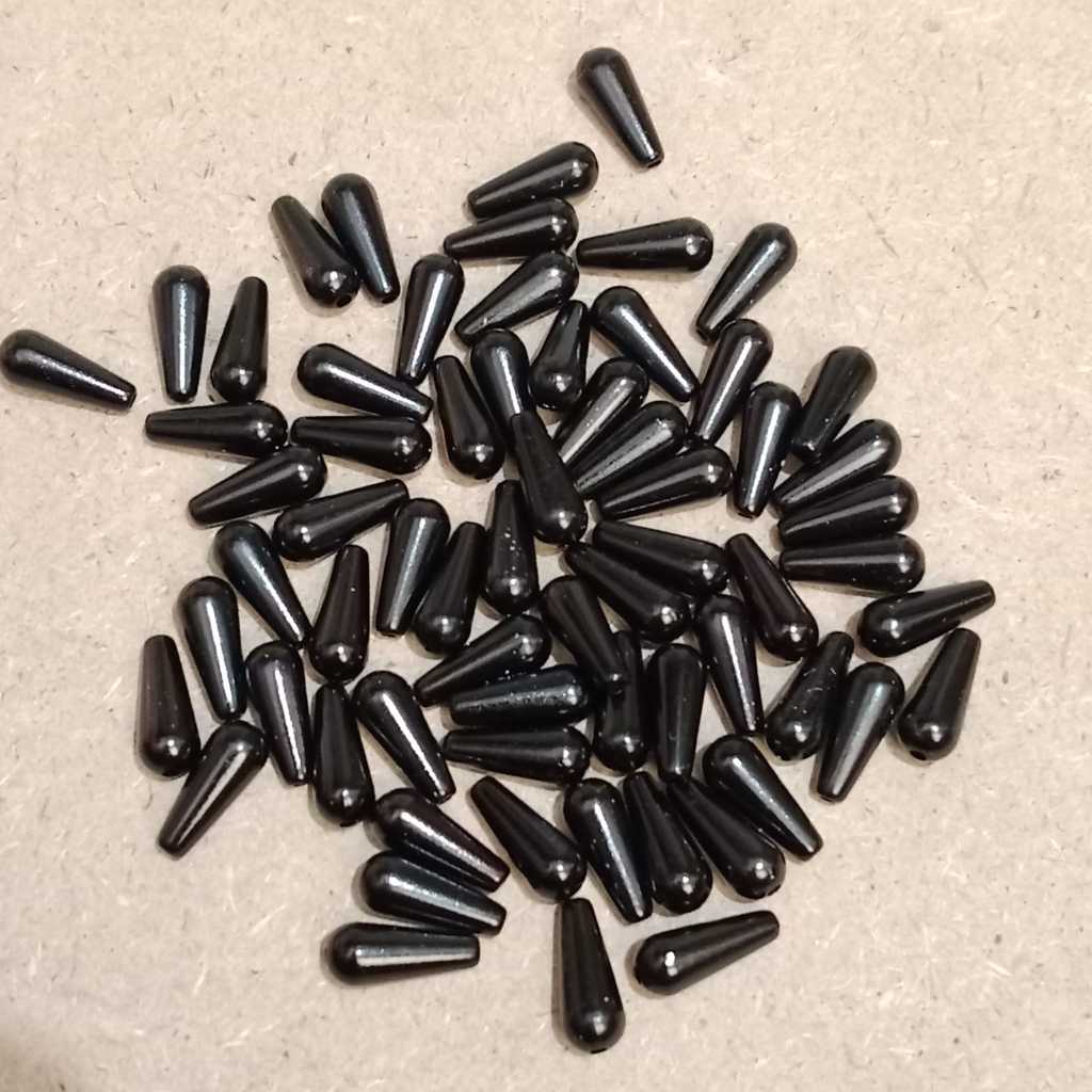 110pcs-150pcs mote tetes hitam