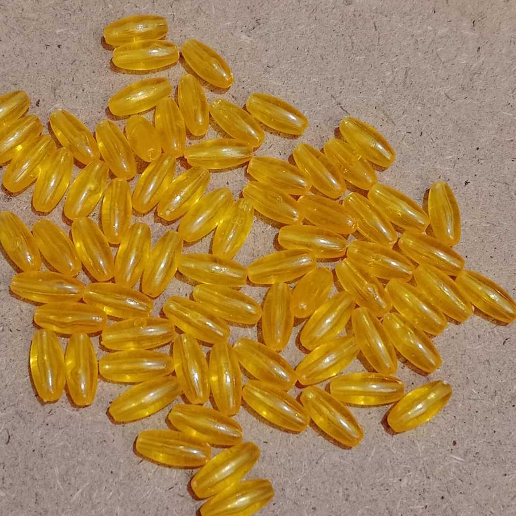 100pcs mote padi bening