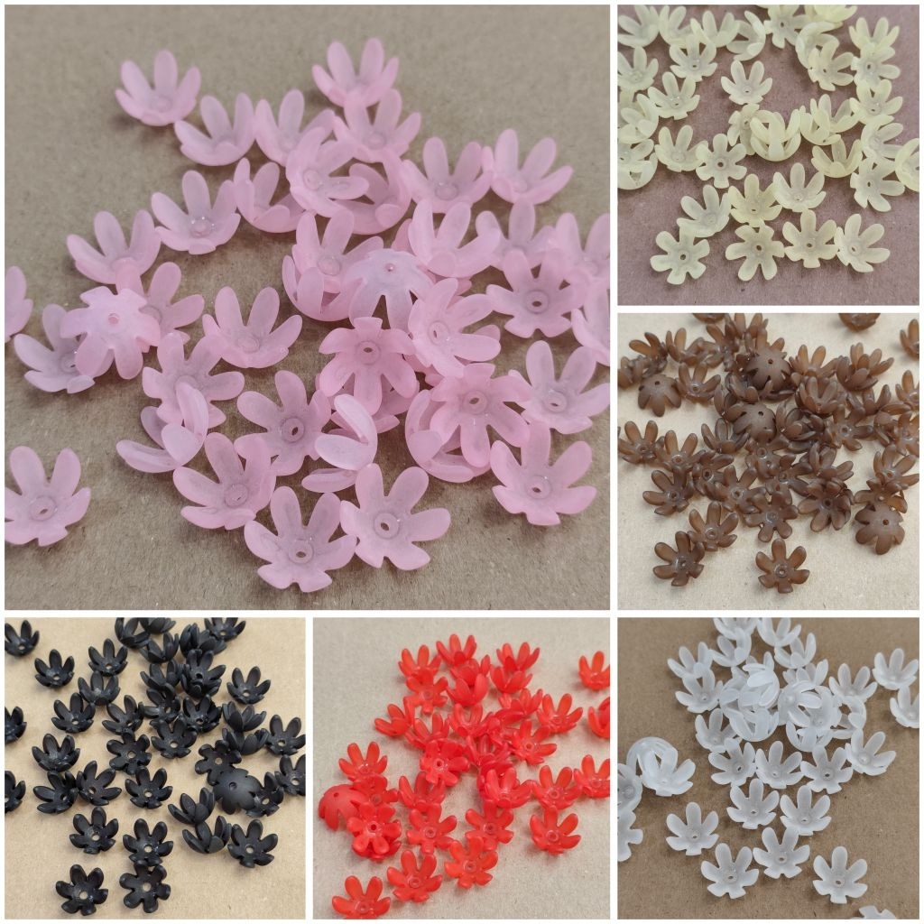 30pcs manik kelopak mangkok doff