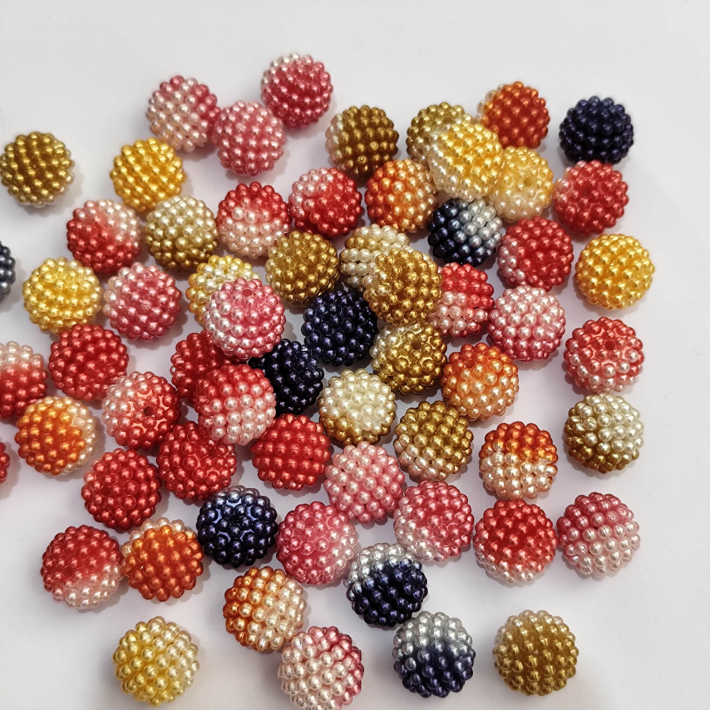 25pcs mutiara berry gradasi ukuran 14