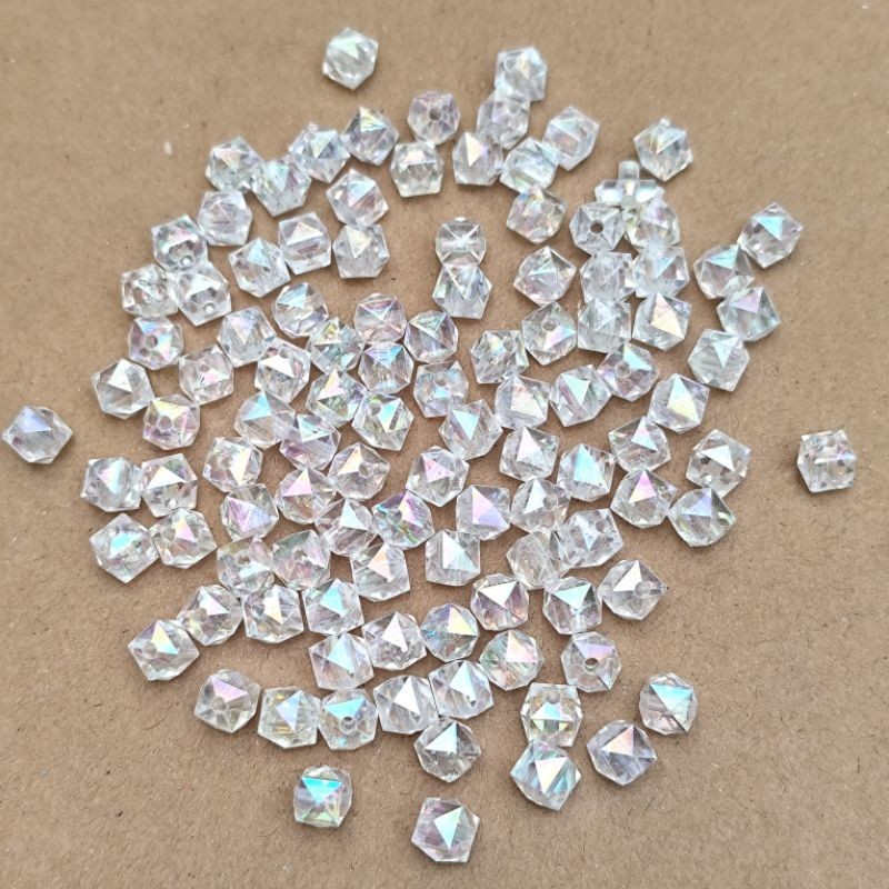 75 - 200 pcs Manik lampion dan kotak blink blink ab