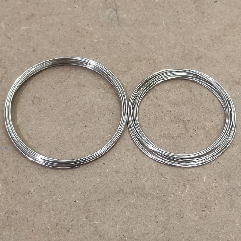 50lingkaran kawat gelang lilit/spiral