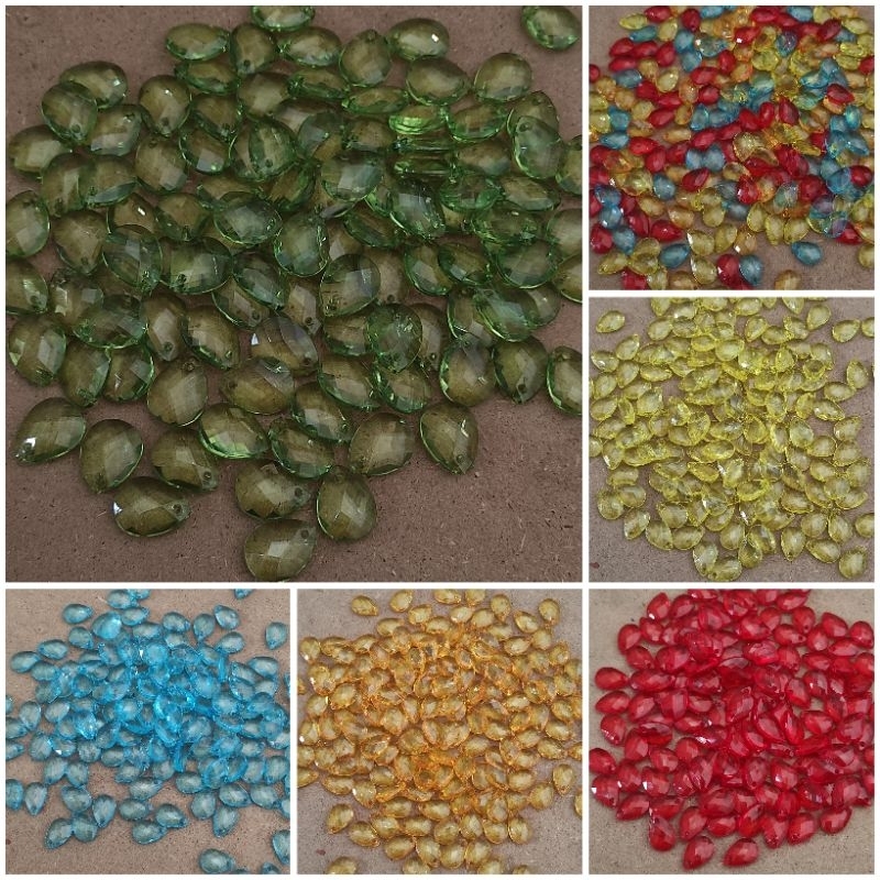50 - 95pcs liontin biji semangka kecil