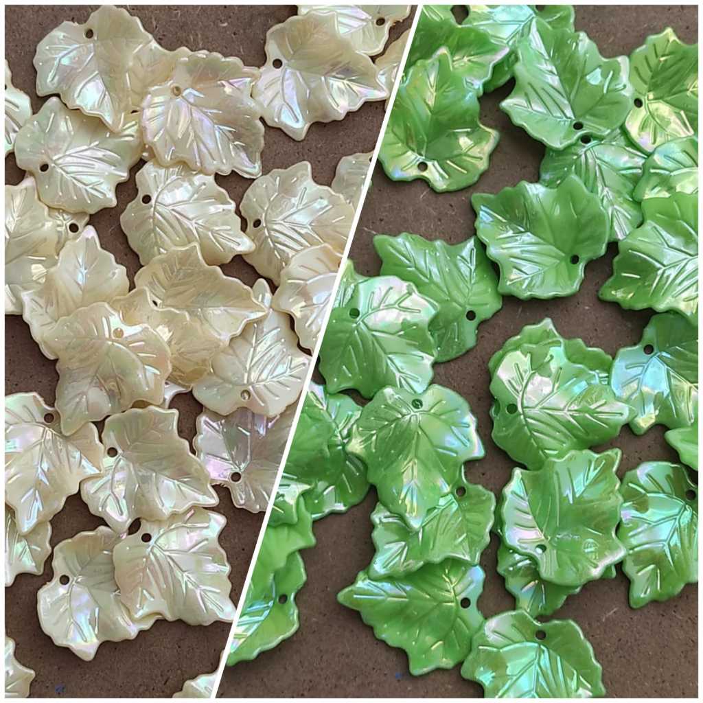 60pcs Daun anggur blink blink