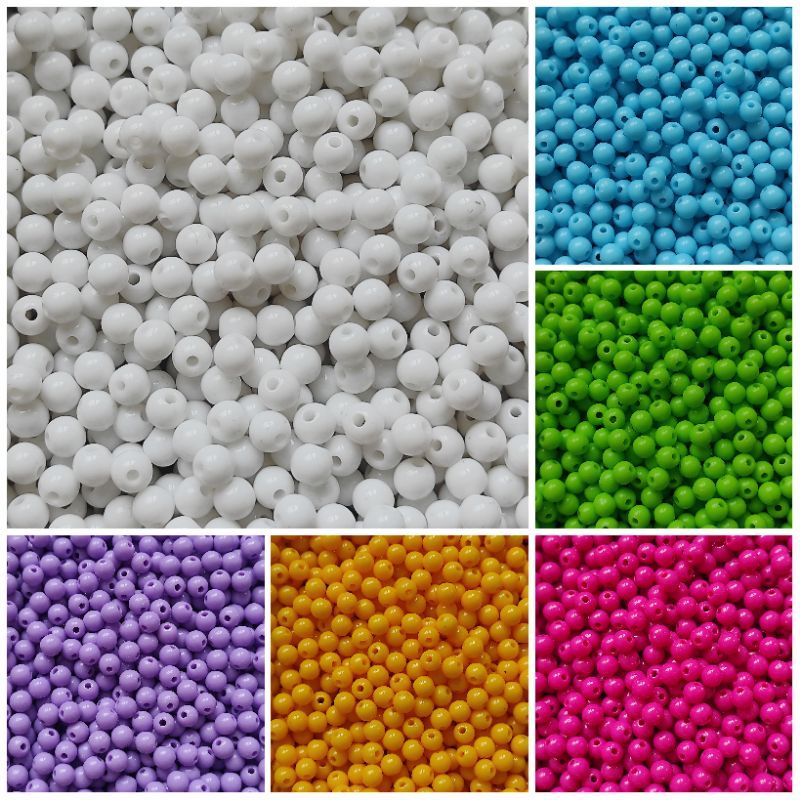 27-212pcs  manik-manik mote susu ukuran 6,8,10,12,14mm