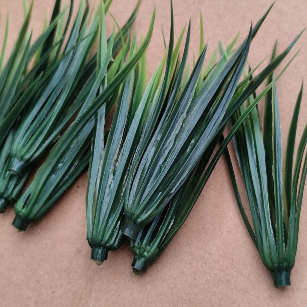 6pcs rumput palsu artifisial