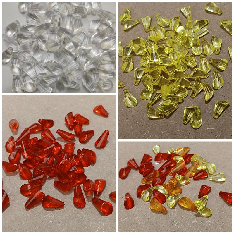 45pcs Tapak kuda kecil akrilik