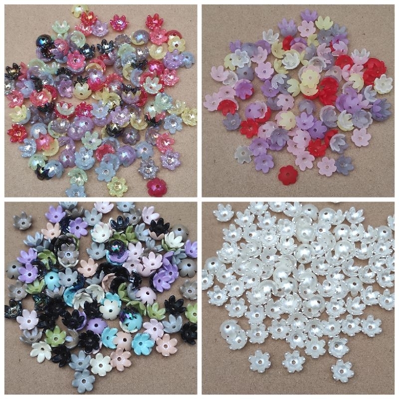 55pcs kelopak mangkok kecil uk 1.5cm