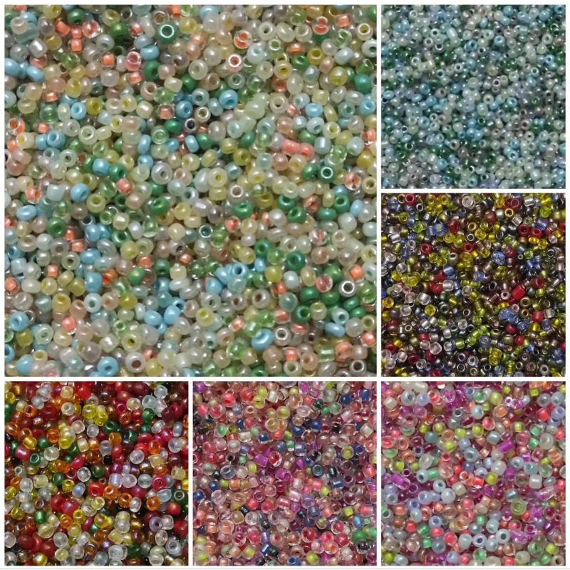 25gr mote manik payet pasir uk 11/o mix warna