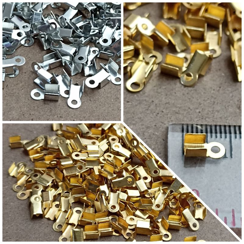 135pcs/10gr kait stopper kotak klep penjepit kalung gelang bahan aksesoris