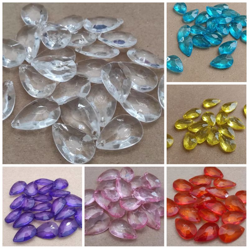 15pcs liontin biji semangka besar