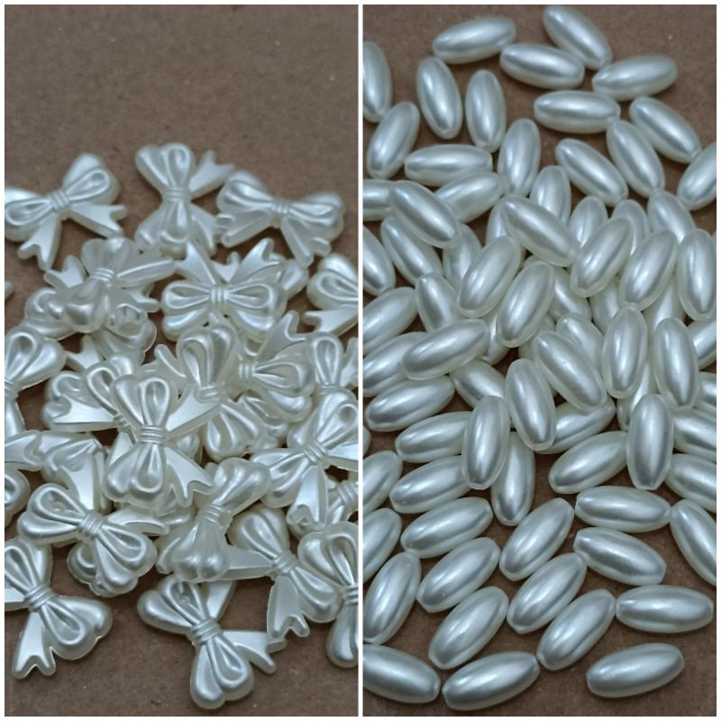 36-96pcs Mote Aplikasi Mutiara Bw