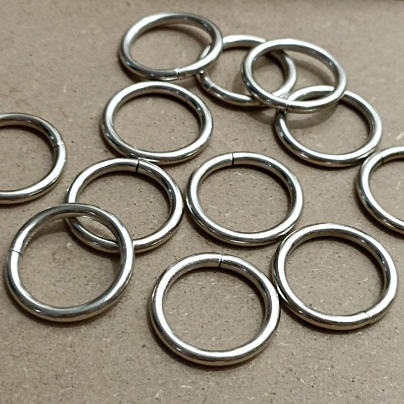 20pcs ring ukuran 2.5cm bahan tas