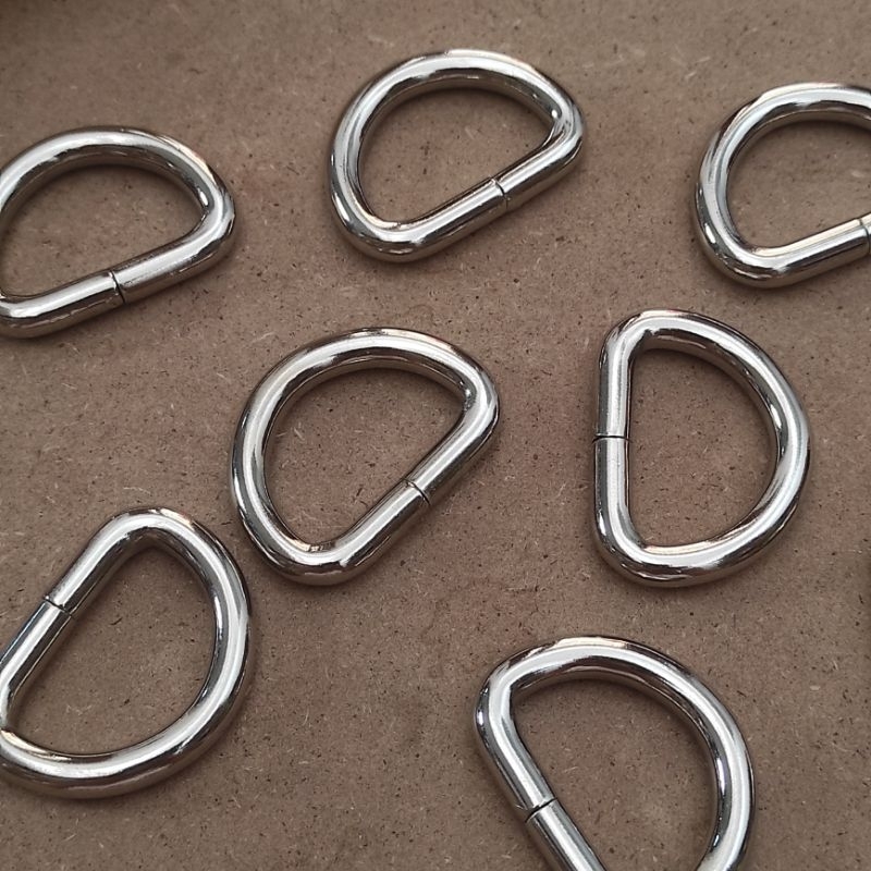 6pcs ring D diameter dalam 2.5cm tebal 5mm