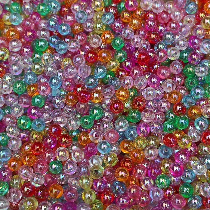 40 - 200pcs mote blink blink pelangi premium mix warna