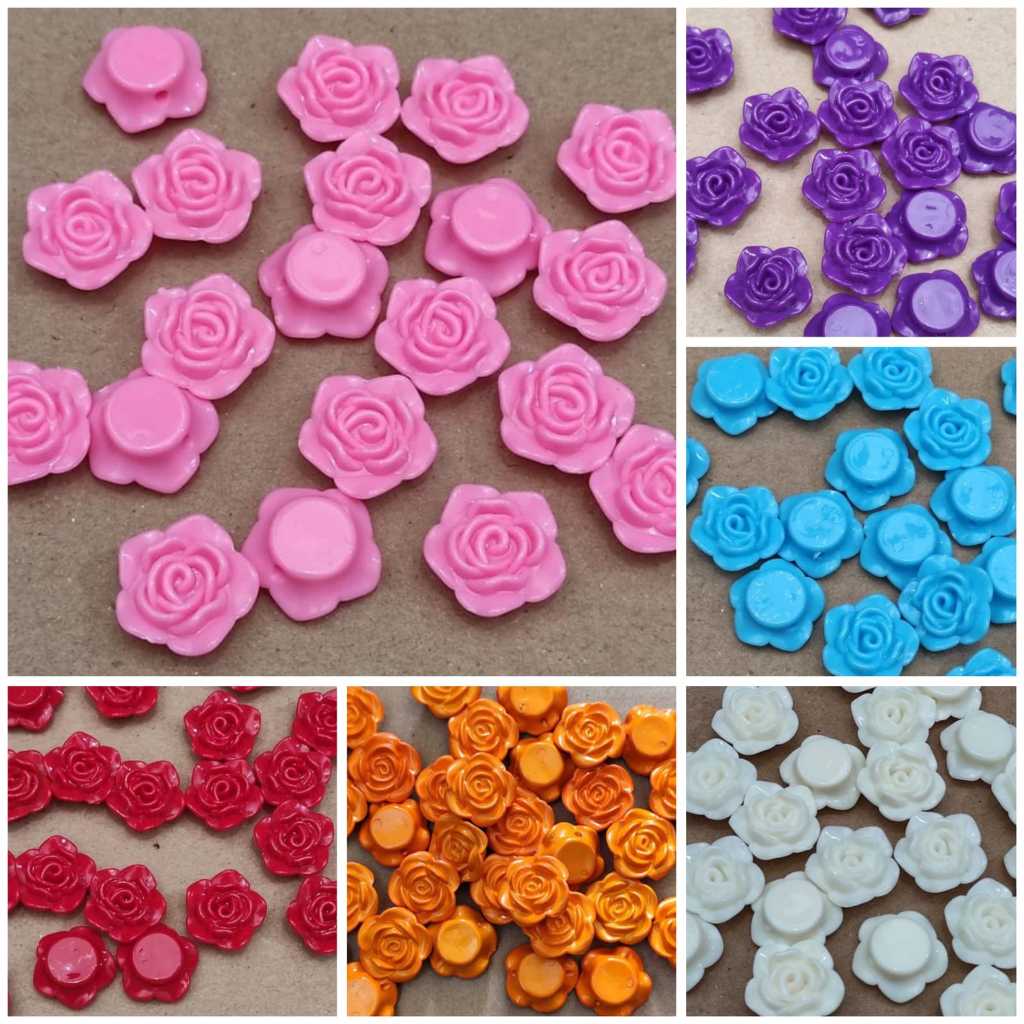 20pcs putik mawar glossy uk 2cm