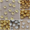 35 - 580pcs cangkang mahkota/mangkokan warna mas/gold bahan craft