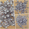 135-220pcs kelopak bunga mini mutiara abu-abu