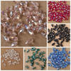 10pcs kristal tetes lancip lubang satu ukuran 6x12mm