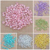 70 - 140pcs manik mote gepeng uk 8 dan 10mm bahan gelang kalung kekinian