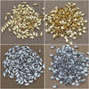 140 - 260 pcs daun super mini gold dan silver