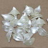 30pcs daun lengkung mutiara