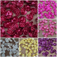 50pcs mote putik mawar mutiara 1.5cm