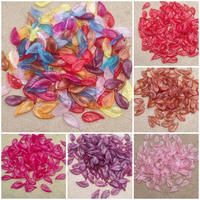 80pcs daun panjang kecil