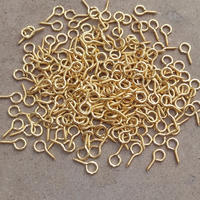 100pcs paku ulir bahan crafting diy untuk gantungan kunci atau bandul