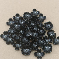 60-100pcs Bunga Kelopak 4 hitam