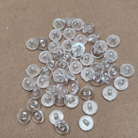 50pcs aplikasi tatakan clay tempel bulat uk 10mm