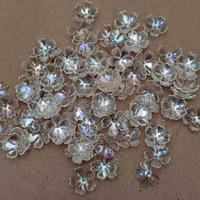 90pcs kelopak love ab bunga clover 15mm akrilik blink-blink