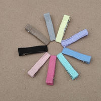 10pcs jepit rambut polos bahan aksesoris