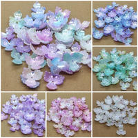 35pcs kelopak bunga cangkang 3 seri Unicorn