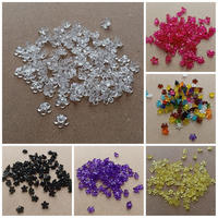 100pcs Putik sakura akrilik bening