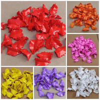 40pcs kelopak daun gerigi