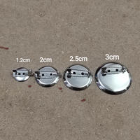 24pcs peniti bros bulat mangkok