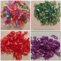 75pcs kelopak daun kuku kecil bening