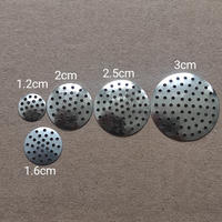 24pcs/2lsn sarangan bros ukuran ukuran 1.2cm, 1.6cm, 2cm, 2.5cm&3cm