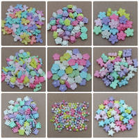 22pcs - 100pcs Mote aplikasi pastel mix warna