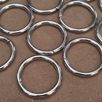 6pcs ring uk 3,5cm - 6cm bahan tas