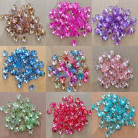 45pcs kelopak bunga clover love ab dan jelly gradasi