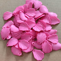 33pcs bahan bunga akrilik dahlia moza doff