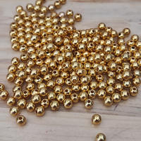 25gr manik manik mutiara ringan warna gold dan silver ukuran 3, 4, 5, 6 , 8 , 10 dan 12mm