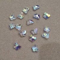 10pcs kristal kupu kupu grade super A
